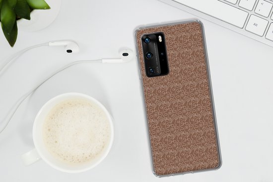 Coque Huawei P40 Pro - Visage - Motifs - Abstrait - Coque de téléphone en Siliconen