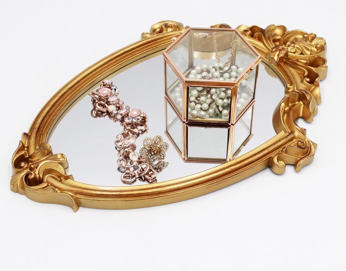 Funerom Vintage 22 x 15,3 inch decoratieve wandspiegel Funerom Vintage 22 x 15,3 inch decoratieve wandspiegel