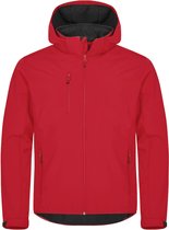 Clique Classic Softshell Hoody 0200912 - Rood - XS