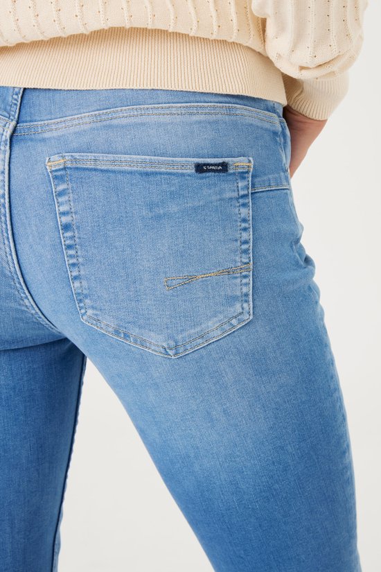 GARCIA Caro Curved Dames Slim Fit Jeans Blauw - Maat W31 X L30