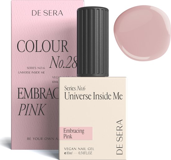 De Sera Gellak - Roze Gel Nagellak - 10ML - Colour No. 28 Embracing Pink - De Sera