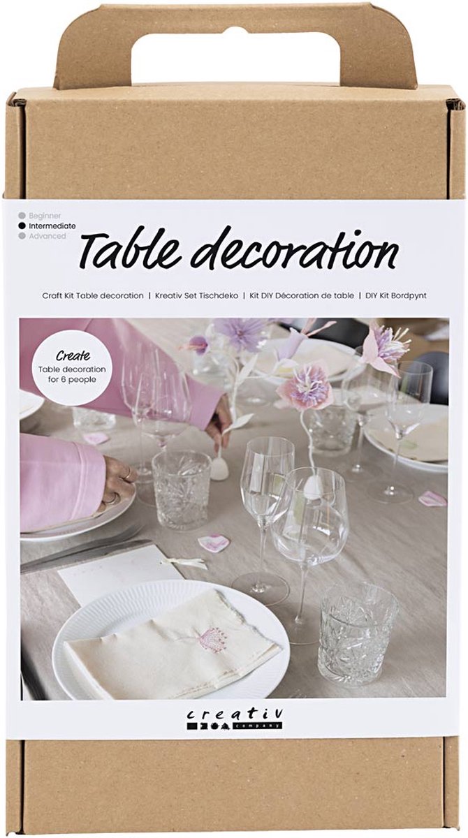CC Hobbyset Tafeldecoratie Pastelkleuren