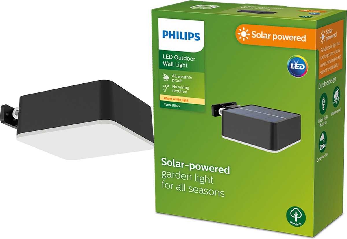 Philips wandverlichting Vynce Solar