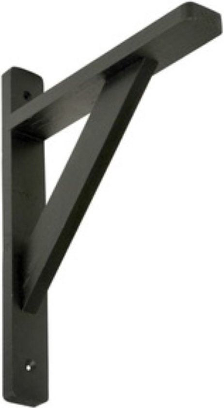 Wovar Houten Plankdrager 20 x 25 cm Zwart | Per Stuk