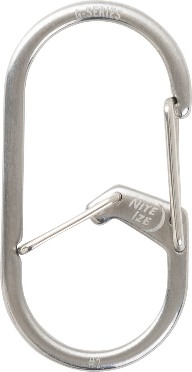 Nite Ize - G-Series Dual Carabinier - #2 - Zilver