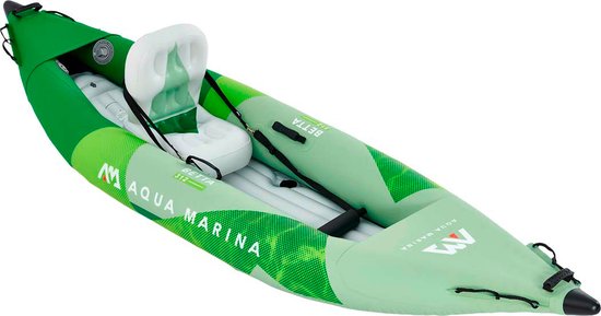 Kayak Gonflable Aqua Marina Betta - Vert - Avec Pagaie - Lot De 312