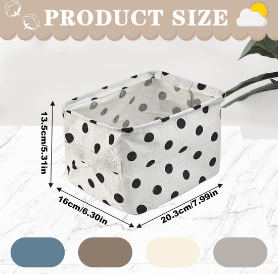 Dave Mand voor Planten - H32 x 32 cm - Bruin kopen? | Opbergboxen & dozen