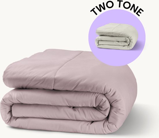 Dekbed zonder overtrek - Lits Jumeaux - 240 x 220 - All Year - Beige