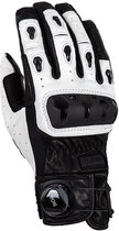 KNOX ORSA LEATHER WHITE MKII MOTORCYCLE GLOVES 2XL - Maat 2XL - Handschoen