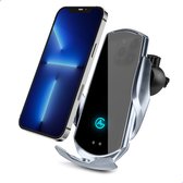 AG130/V2 Support Téléphone avec Chargeur Sans Fil Voiture - Supports de téléphone - Détection Capteur - Grille d'aération - Supports pour voiture - Support Téléphone Portable Zwart