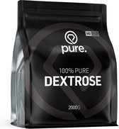 PURE Dextrose - 2000gr - druivensuiker - after workout - pure dextrose