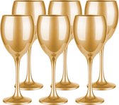 Glasmark Wijnglazen - 12x - Gold collection - 300 ml - glas
