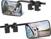 Caravan spiegel auto universele extra spiegel auto buiten caravan buitenspiegel voor campers voor alle gangbare voertuigtypen (2 stuks)