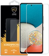 Samsung Galaxy A53 Screenprotector - MobyDefend Case-Friendly Screensaver - Gehard Glas - Glasplaatje Geschikt Voor Samsung Galaxy A53