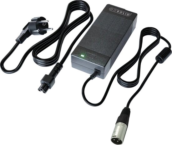 GO SOLID! ® Oplader geschikt voor Silent Force SF 0100 - 0101 - 0102 - 0201 Elektrische Fiets van GO SOLID! — afbeelding 2