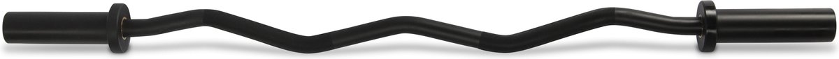 Gym Masters zwarte curlstang (premium) - Curl bar - EZ bar - 50MM - Curl stang 120cm