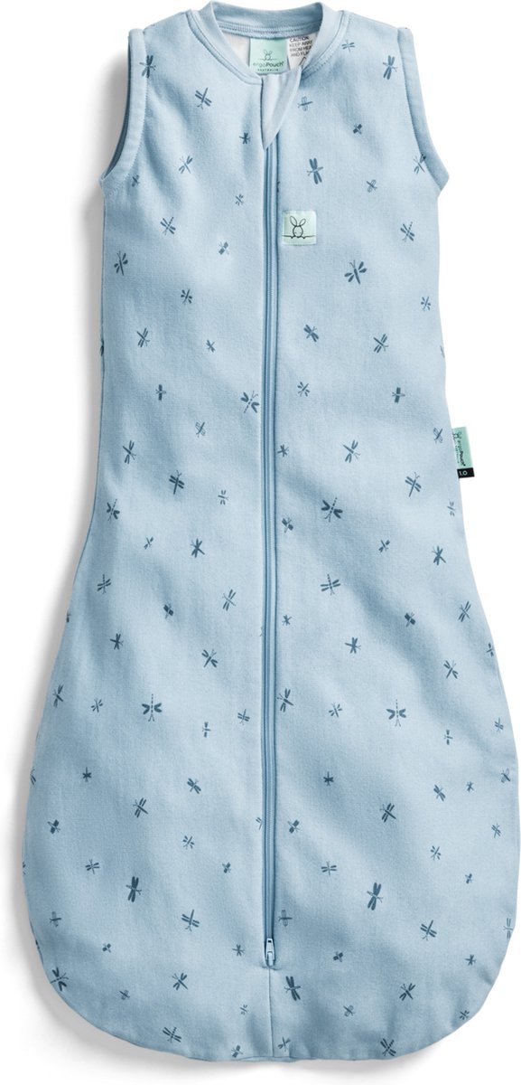 Ergopouch Jersey Slaapzak - 2,5 Tog - Baby Slaapzak zonder mouwen - Slaapzakken - Slaapzak 80 cm - Slaapzak 3-12 md - Dragonflies