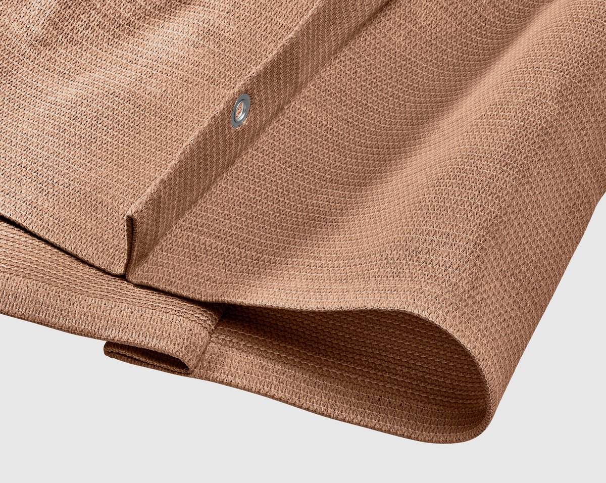 Platinum Sun & Shade Coolfit voile d'ombrage rétractable, B200xL300cm, Sable