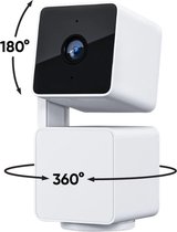 Caméra de sécurité intérieure/extérieure Wyze Cam Pan v3 avec panoramique à 360° et inclinaison à 180°, IP65 résistante aux intempéries