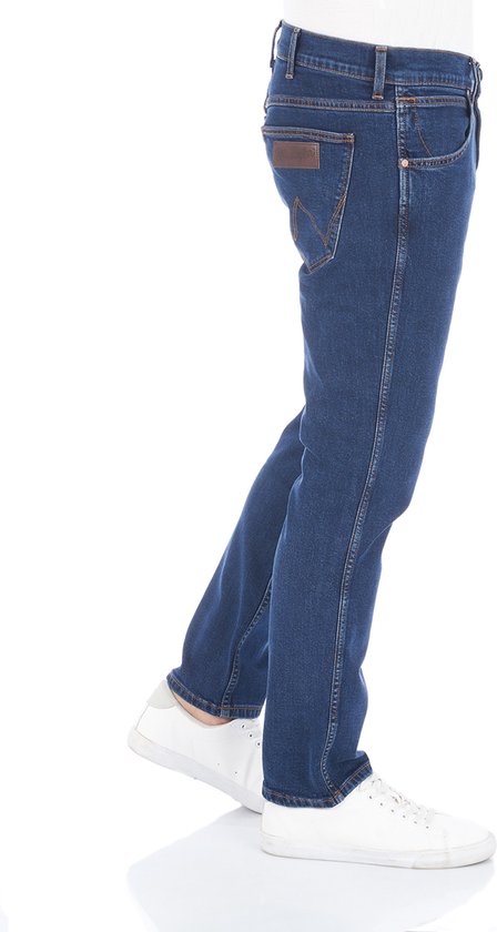 Wrangler Jeans pour hommes Greensboro régulier/droit Blauw 38W / 32L