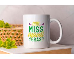 Mok Little Miss Mardi Gras - MardiGras - Gift - Cadeau - FatTuesday - CarnivalSeason - PartyGras - MardiGrasMagic - LaissezLesBonTempsRouler