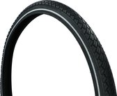 Dresco Buitenband Street - Bandenmaat 26 x 1.75 – ETRTO maat 47-559 - Veilige reflectie - Optimale grip bij alle weersomstandigheden - Lage rolweerstand – Hoge lekbestendigheid - Optimale grip - Zwart