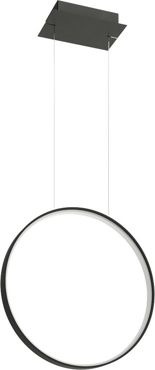 Trend24 Hanglamp Rio 55 4000K - Hanglampen - Woonkamer Lamp - Hallamp - LED - Zwart