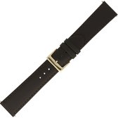 Pex Horlogebandje - Pex horlogeband PX12.121DB - leer - Bruin - bandbreedte 18.00 mm