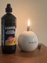 Afecto olielamp + fles lampolie