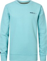 Petrol Industries - Jongens Comfortabele Sweater Coveify - Blauw - Maat 104
