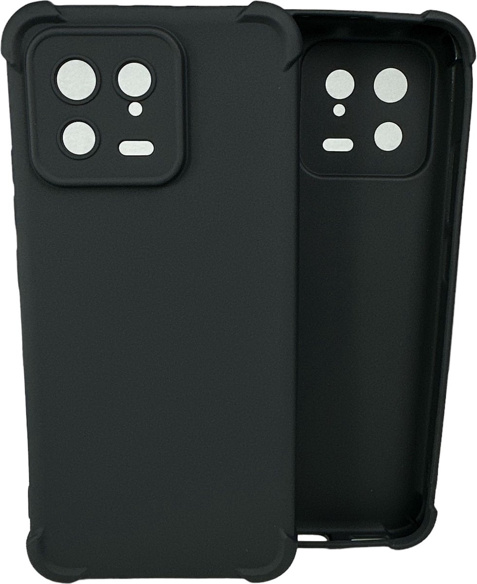 Shockproof Soft TPU hoesje Silicone Case Geschikt voor: Xiaomi 13 - Zwart