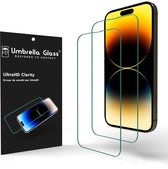 Umbrella Glass® - iPhone 14 pro - Compatible avec les coques - Protecteur d'écran