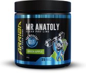 Arriba Nutrition - Mr. Anatoly - Pre Workout pro - Smaak: Green apple / Groene appel - 300 gram - 25 shakes/servings