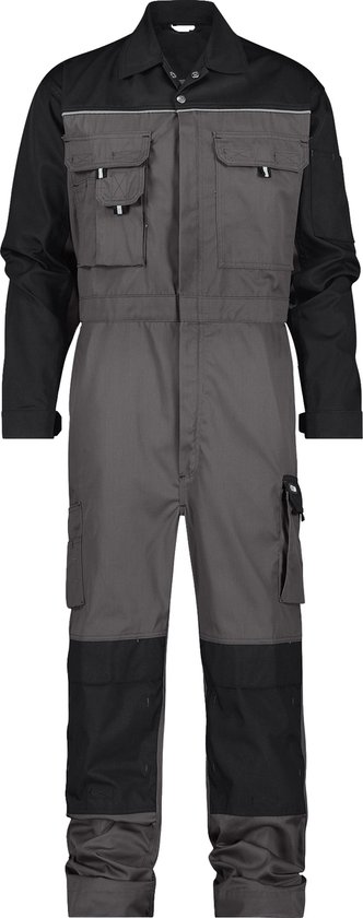 Salopette Dassy Cannes avec poches genoux Gris Noir taille XXXL bol