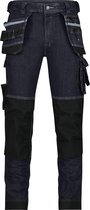 DASSY® Melbourne Stretch holsterzakkenjeans met kniezakken - maat 42 - JEANSBLAUW/ZWART