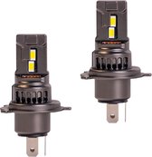 H4 koplamp set daglichtwit 6000K - 35 Watt & 2000 Lm/stuk | 12VDC - actieve koeling