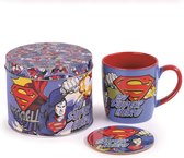 Superman - Mijn Superheld Geschenkset - Onderzetter en Mok