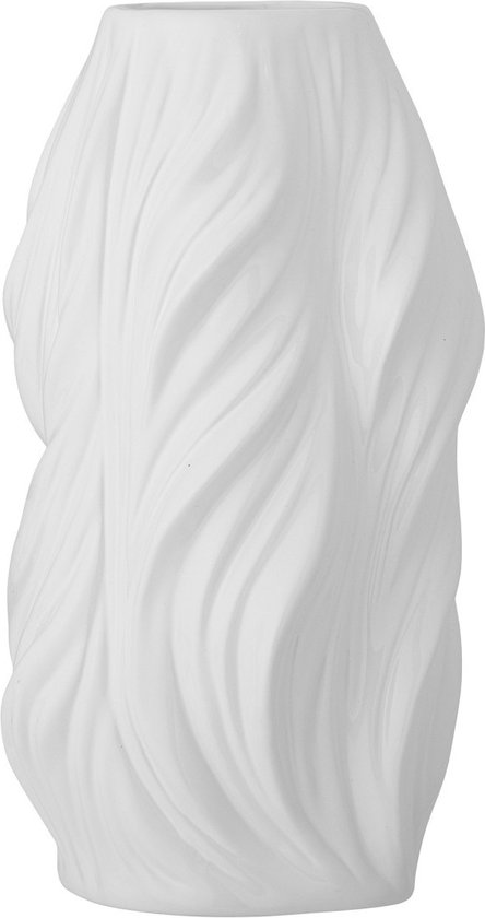 Bloomingville - Vase Sanak blanc 26cm