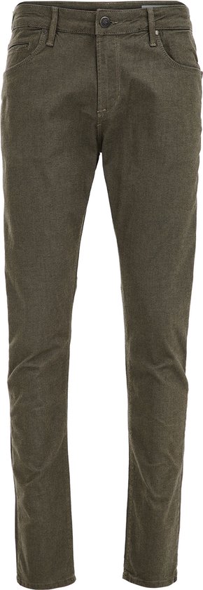 WE Fashion Domineer elke stijlarena met deze Blue Ridge 5-pocket jeans. Gemaakt van een katoenmix, met knoop- en ritssluiting en een verfijnd dessin. De smalle pijpen geven een moderne twist aan jouw look. Een essentieel stuk voor in je garderobe.