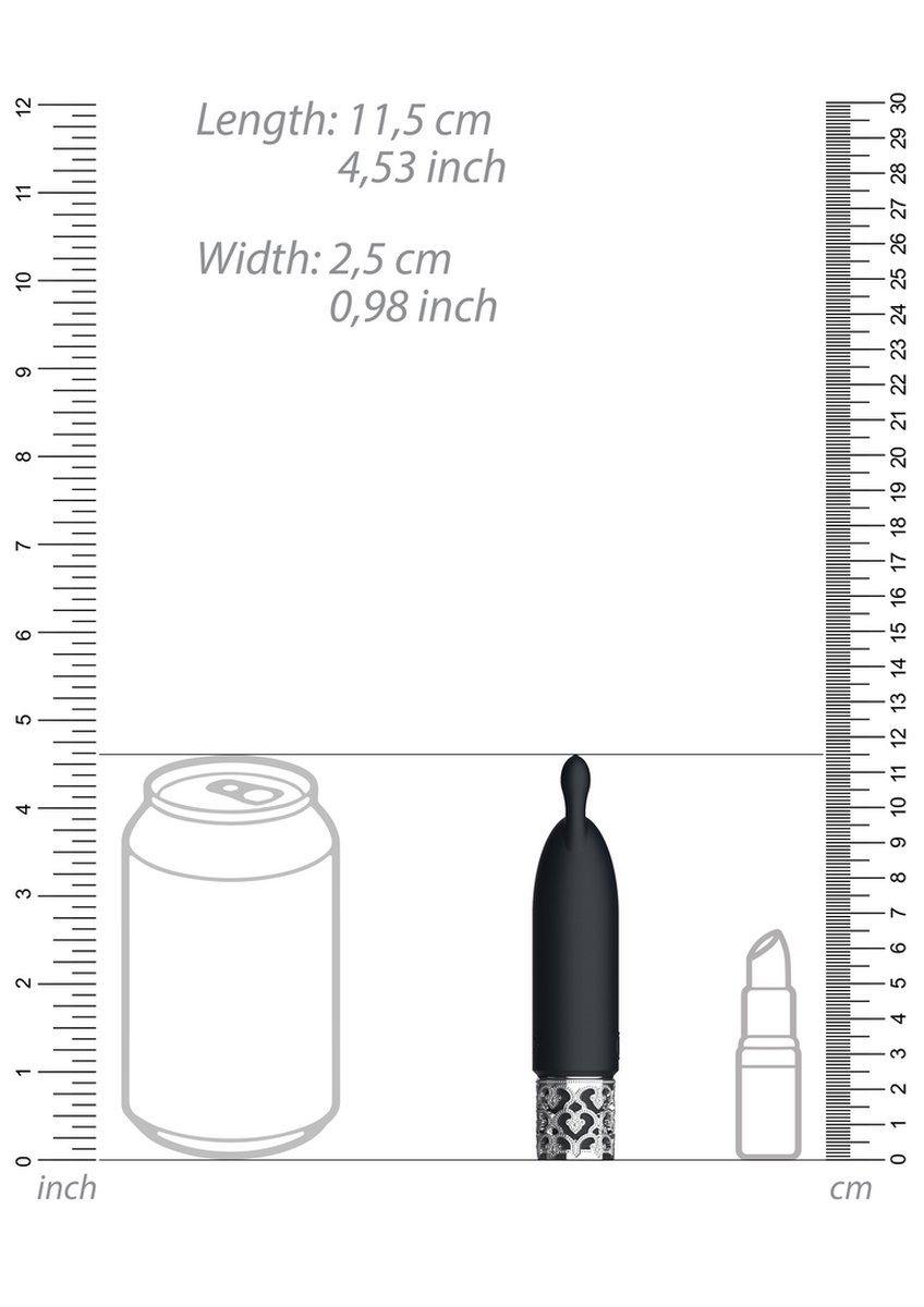 Goedkoopste Twinkle - Rechargeable Silicone Bullet - Black