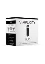Simplicity LUC Power Bullet Vibrator Oplaadbaar - Zwart