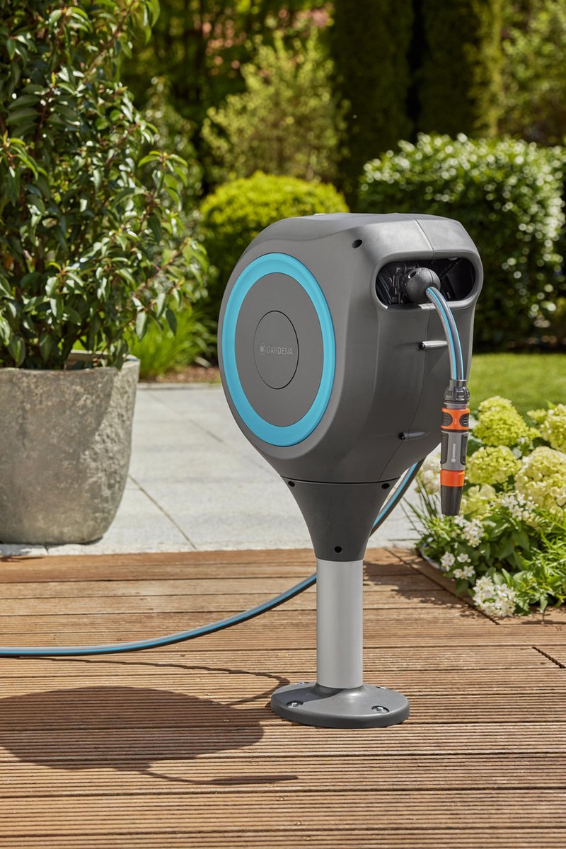 Gardena Boîte à tuyau Patio RollUp S - 15 m - enroulement automatique