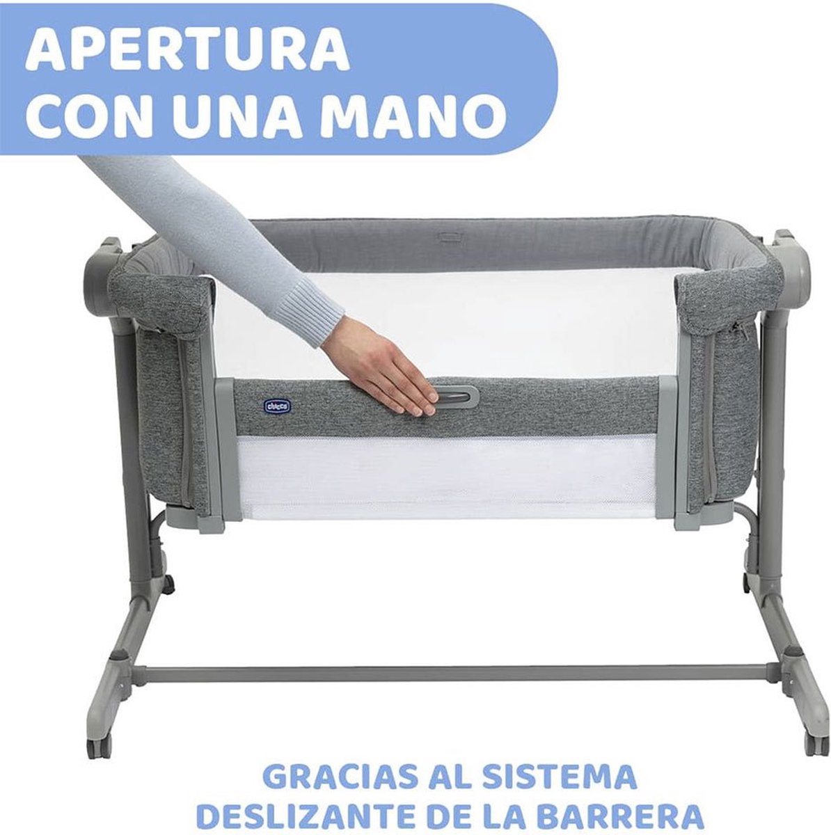 Chicco Next2Me Magic Evo Co-Sleeper - Dark Grey – foto 3