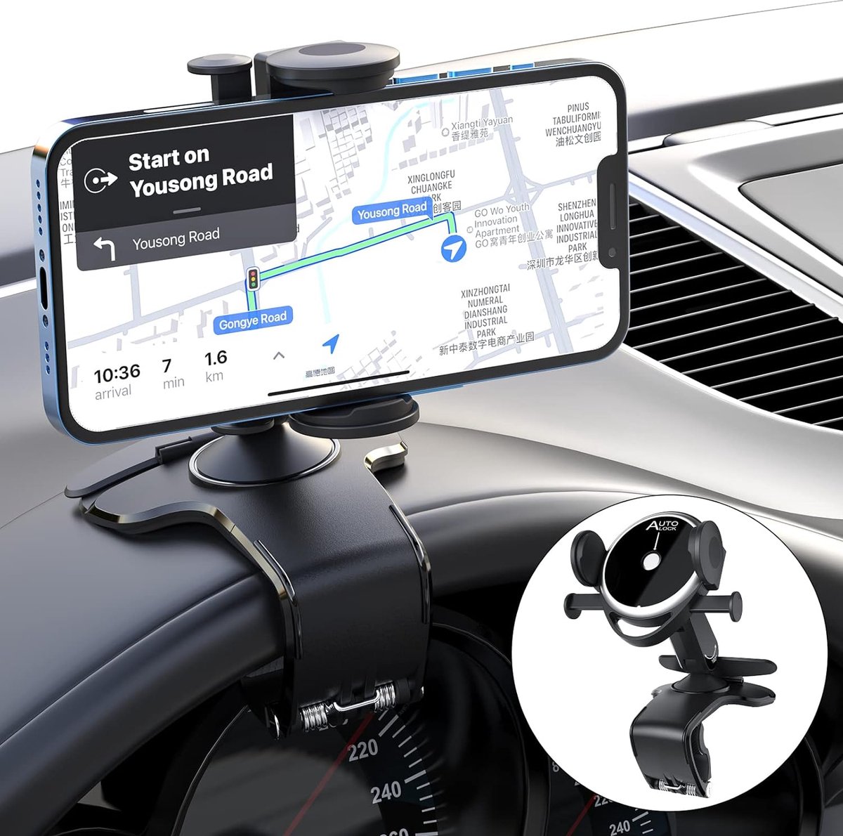 Mobiele telefoonhouder voor auto