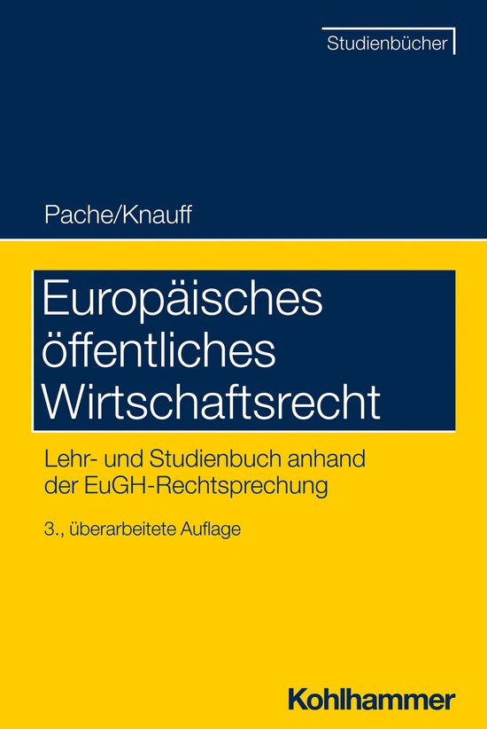 Europäisches öffentliches Wirtschaftsrecht - cover