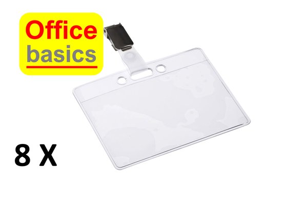 Foto: Bob online 10 stuks horizontaal pvc id badgehouders waterdichte plastic id badgehouders id kaarthouder plastic id kaarthouders transparant id badgehouder horizontal id badge holder pvc transparent id card holder
