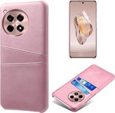 Coverup Dual Card Back Cover - Geschikt voor OnePlus 12R Hoesje - Rose Gold