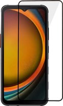 Full-Cover Tempered Glass - Geschikt voor Samsung Galaxy Xcover 7 Screen Protector - Zwart
