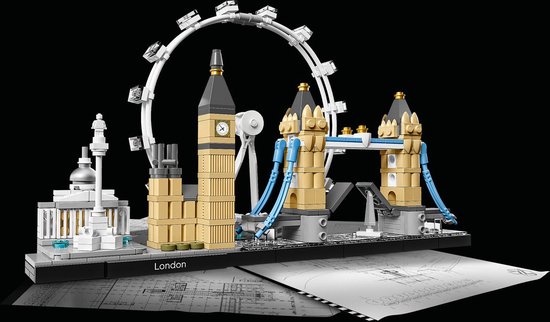 LEGO Architecture Londen Skyline Collectie Decoratie en Bouwpakket voor Volwassenen 21034
