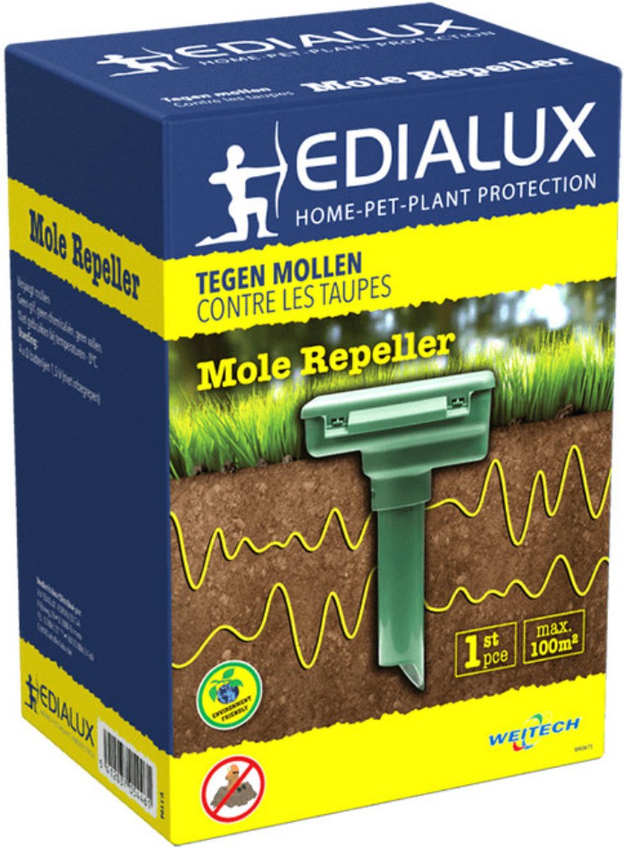 Ultrasoon Mollenverjager - Ultrasonic Mole Repeller